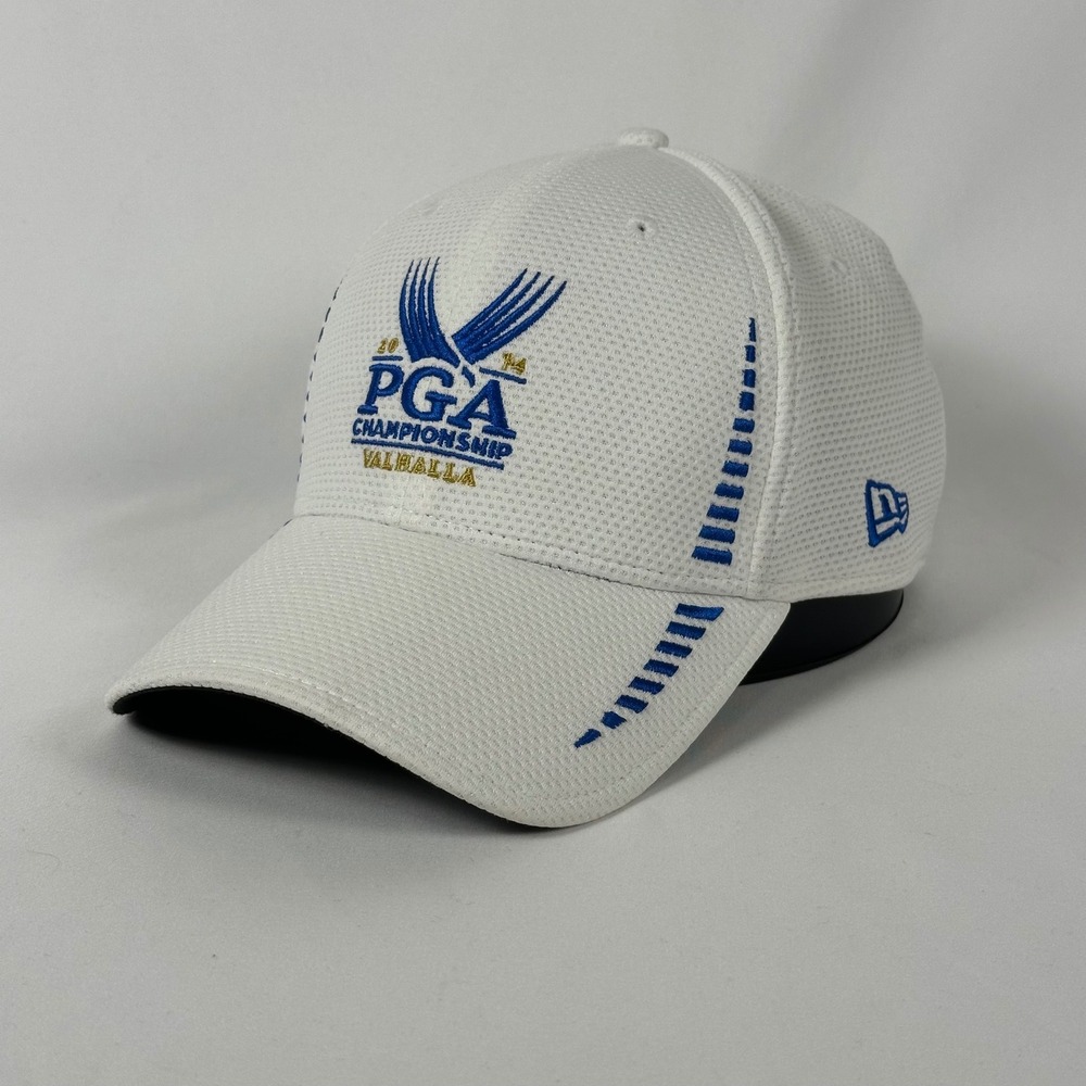2014 PGA Championship Valhalla Golf Hat Men L/XL New Era 39THIRTY White Cap